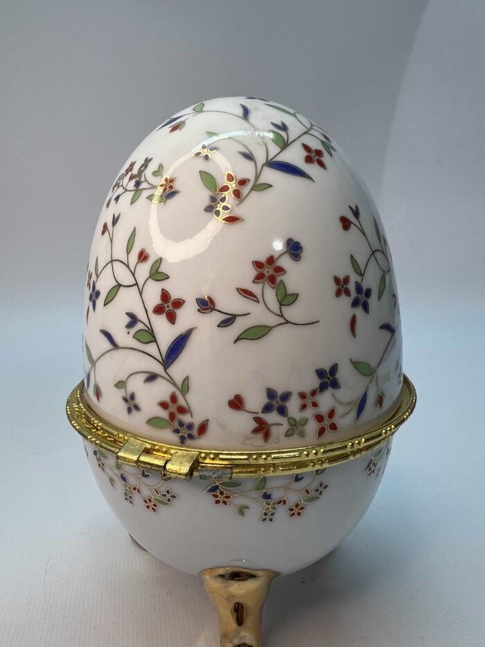 Vintage πορσελάνινο αυγό Faberge - Image 3
