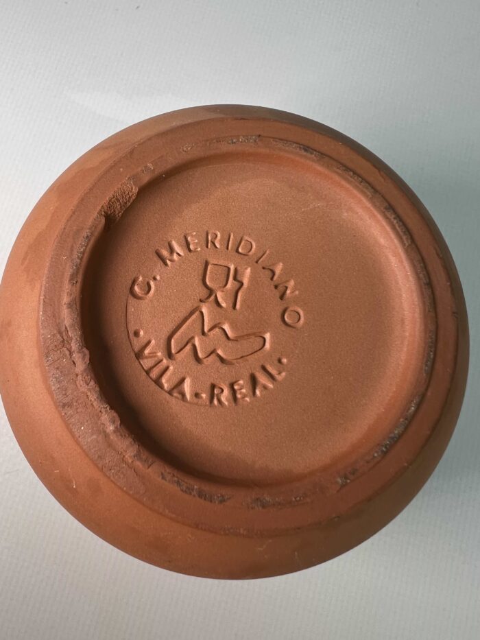 Vintage C.Meridiano vila real κεραμικό δοχείο 7x8cm - Image 5