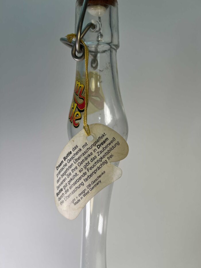 Συλλεκτικό γυάλινο μπουκάλι original Dream Bottle made in West Germany 42x7cm - Image 5
