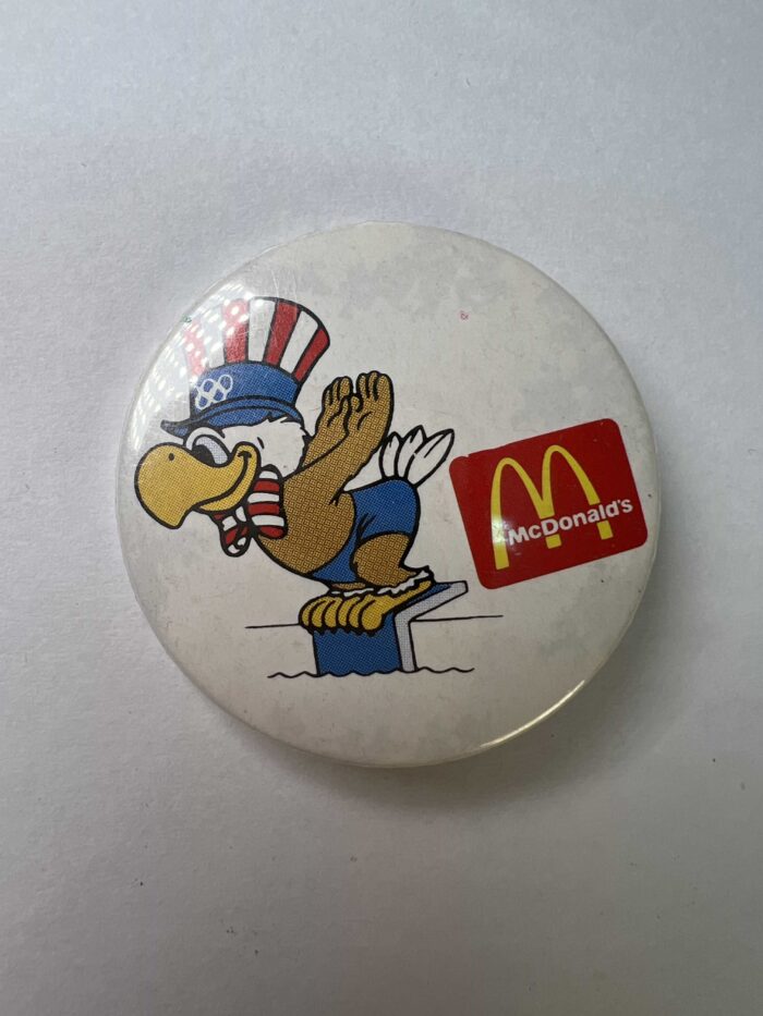 Αναμνηστική καρφίτσα 1980 L.A Sam The Olympic Eagle 4cm