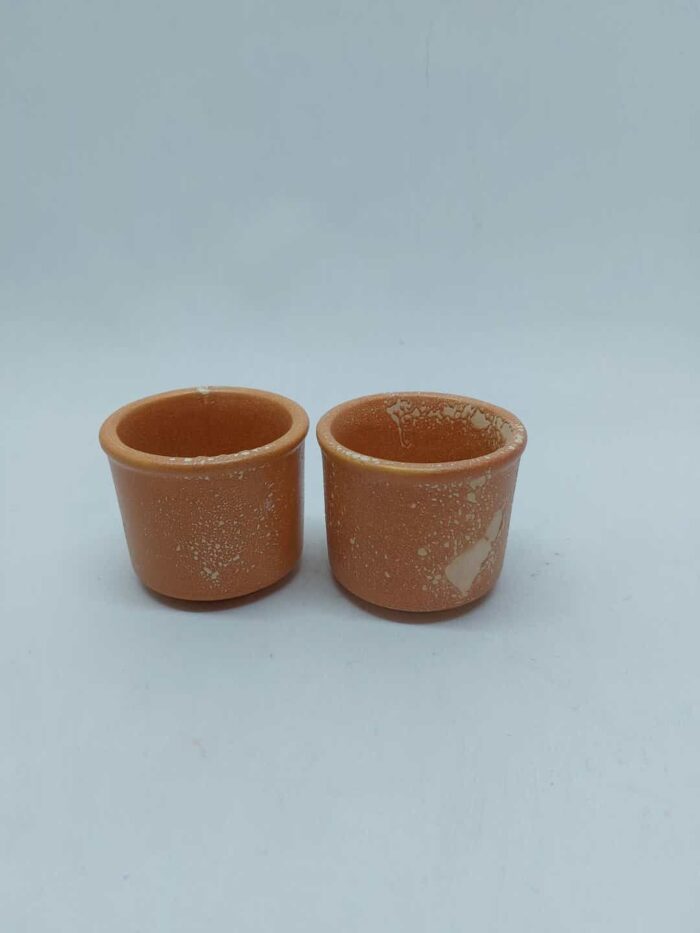 Σετ 2 πήλινα κασπώ γλάστρας 5x6cm - Image 2