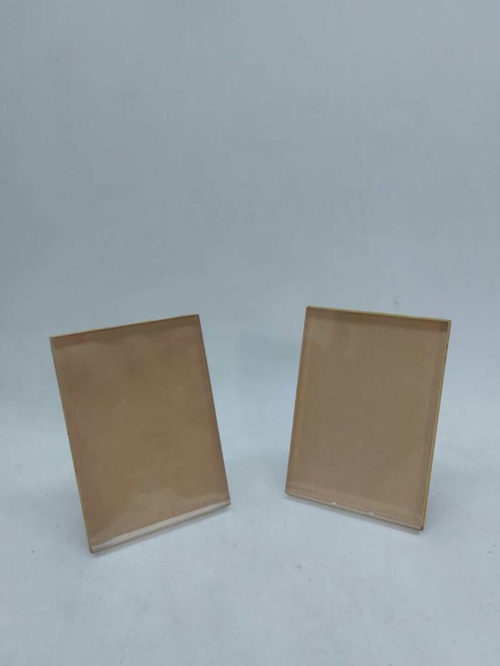 Σετ 2 επιτραπέζιες μπεζ κορνίζες made in Germany 14,5x9,5cm