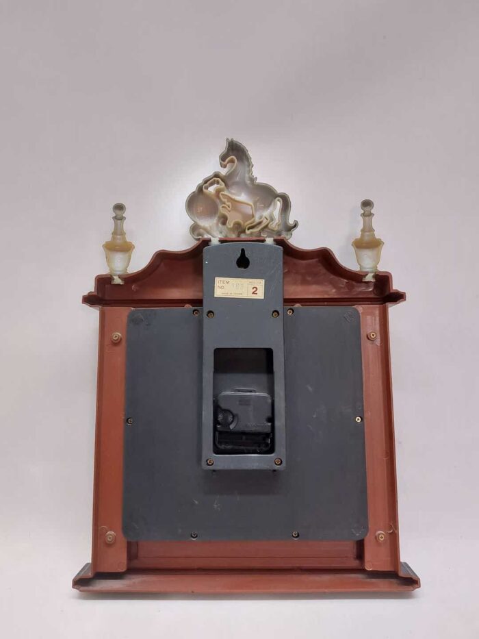 Vintage ρολόι τοίχου Peugeot quartz made in Taiwan 46x33cm - Image 3