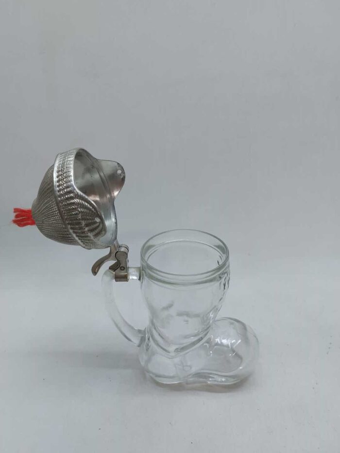 Ποτήρι μπύρας Γερμανίας αντίκα Original BMF Bierstiefel 21,5x17x5,5cm - Image 4