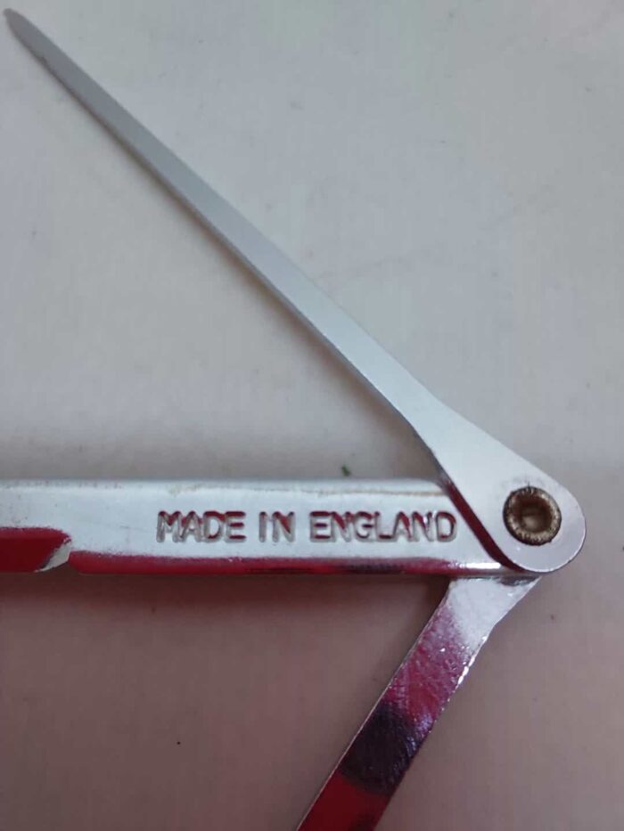 Vintage εργαλείο πίπας με θήκη made in England 8,5cm - Image 5