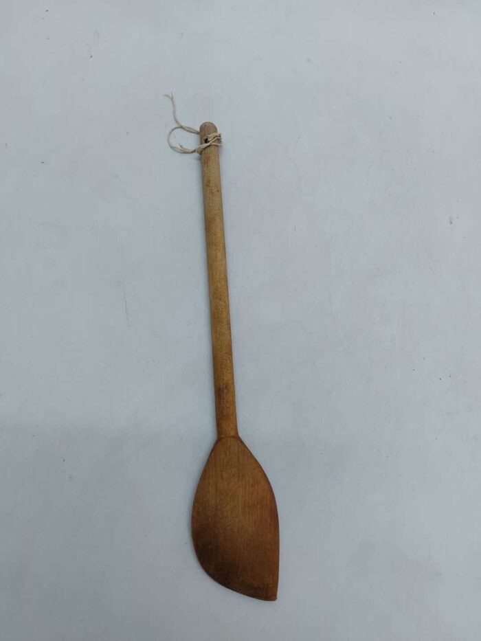 Χειροποίητη ξύλινη κουτάλα με γωνία 31cm - Image 3