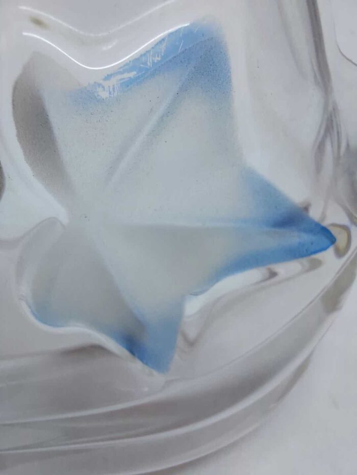 Vintage επιτραπέζιο διακοσμητικό ρολόι Walther Glass made in Germany 14x25x6,5cm - Image 5