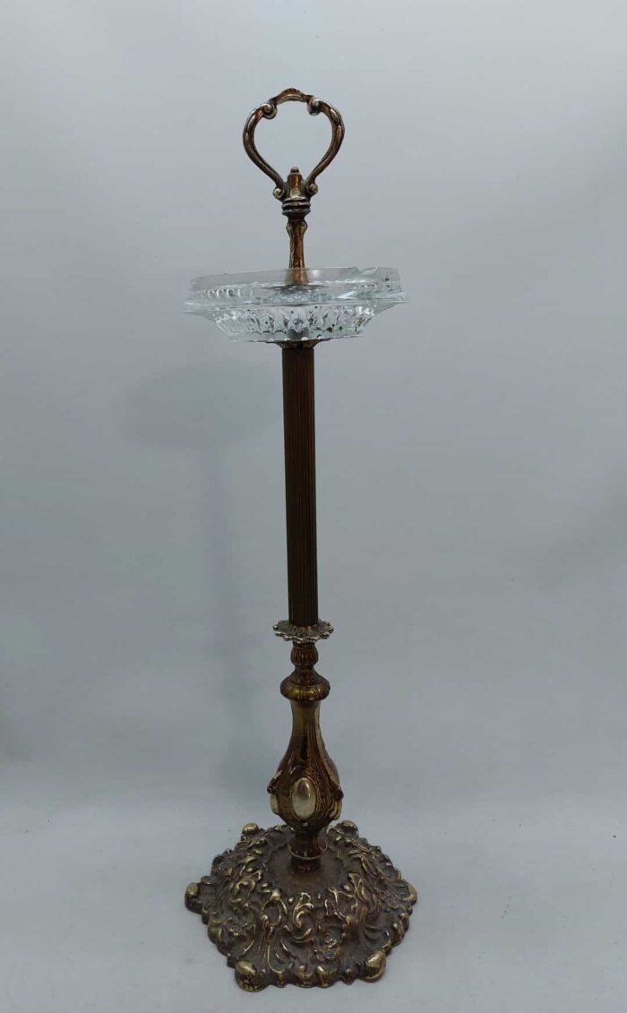 Vintage μπρούτζινο τασάκι δαπέδου 70x22cm