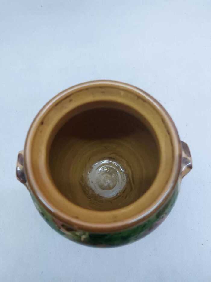 Χειροποίητο κεραμικό βάζο με ρόδια 14,5x13x11cm. - Image 2