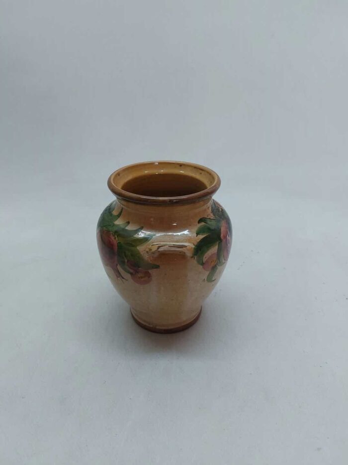Χειροποίητο κεραμικό βάζο με ρόδια 14,5x13x11cm. - Image 3