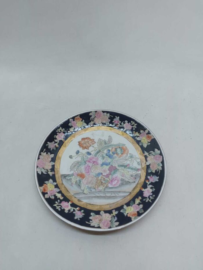 Χειροποίητο διακοσμητικό πιάτο τοίχου Gold Imary 26cm.