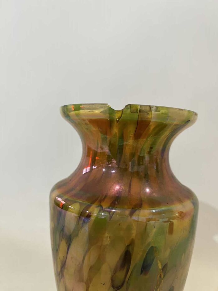 Vintage βάζο Kralick Millefiori 20x9 - Image 3