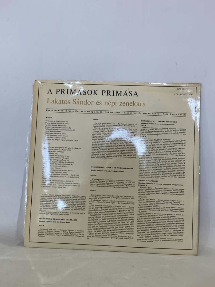 A primasok primasa sandor lakatos - Image 2