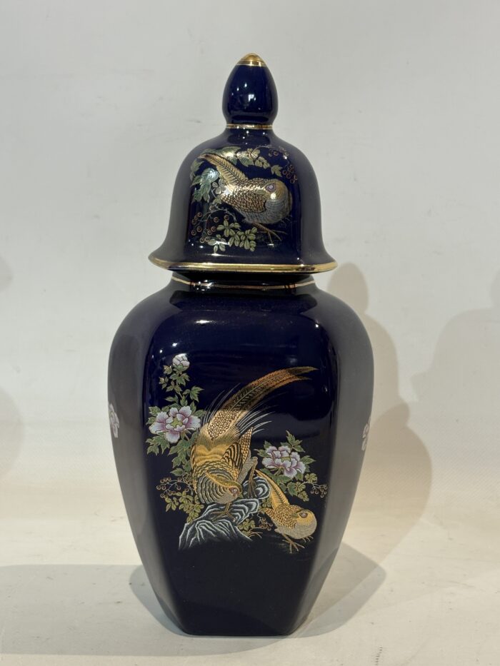Vintage Ιαπωνικό πορσελάνινο βάζο με καπάκι 31x13x9