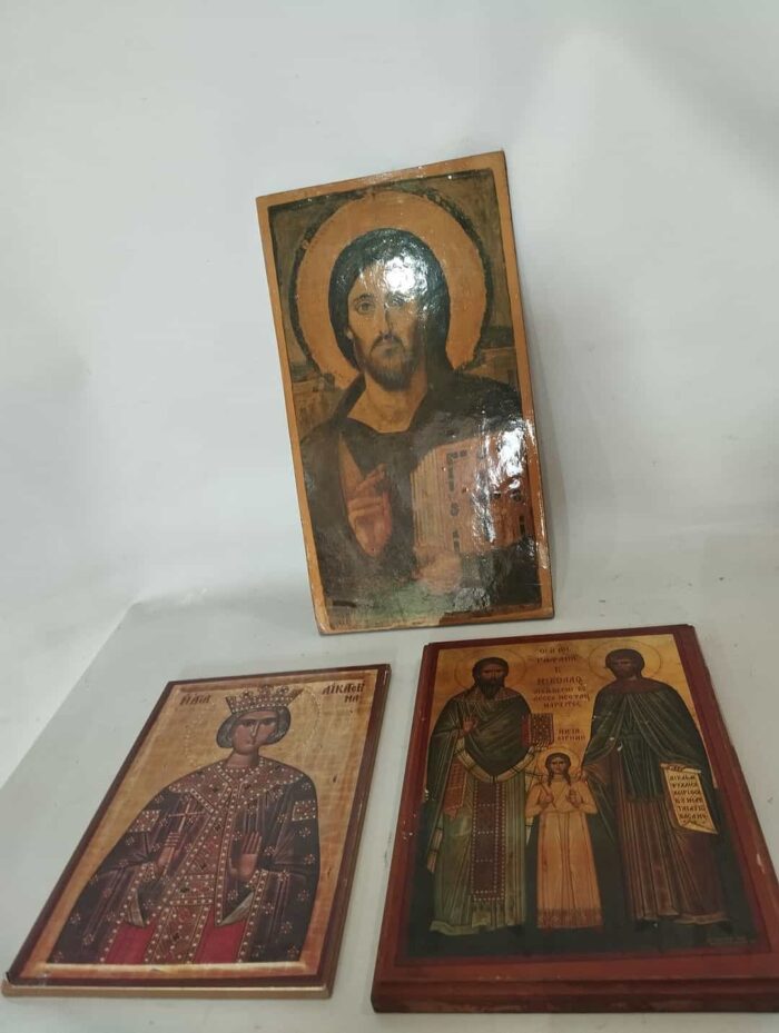 Σετ 3 εκκλησιαστικές εικόνες