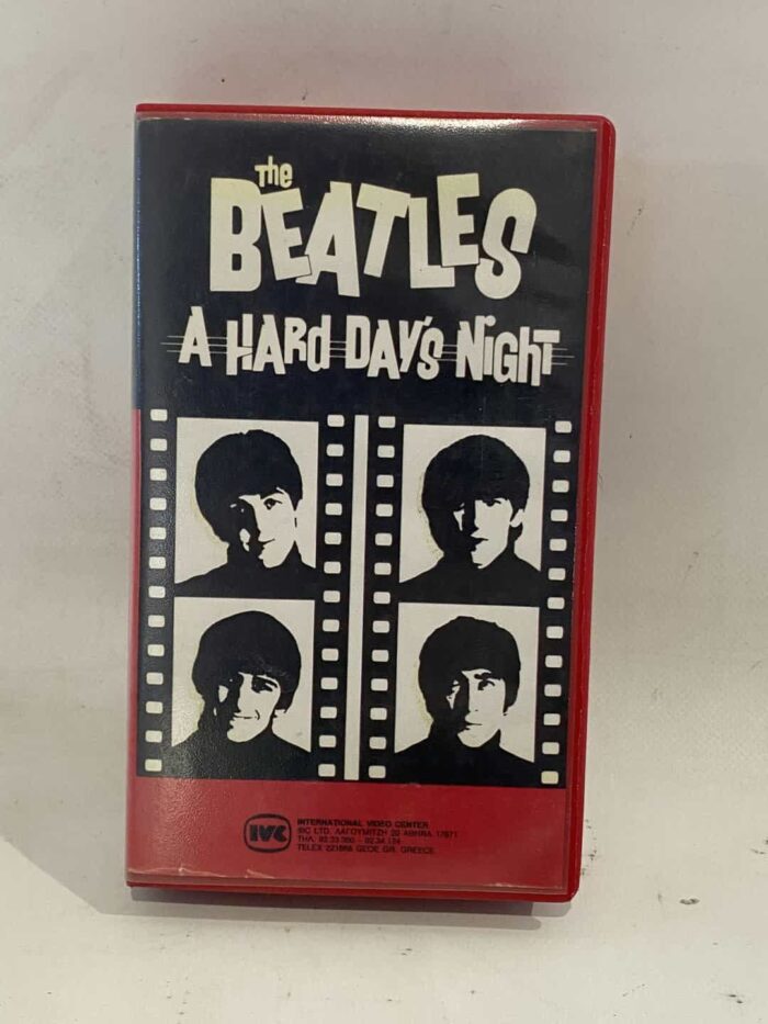 Βιντεοκασέτα ''THE BEATLES A HORD DAYS NIGHT'' 1984