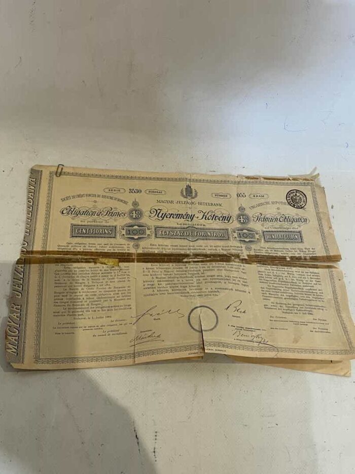 Ομόλογα πρώην Αύστρο ουγγρικής αυτοκρατορίας-Γαλλίας 1824,1884,1904,1919,1920,1922 - Image 18