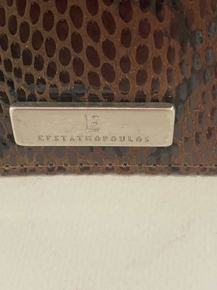 Vintage τσάντα ώμου καφε 21x20 - Image 3
