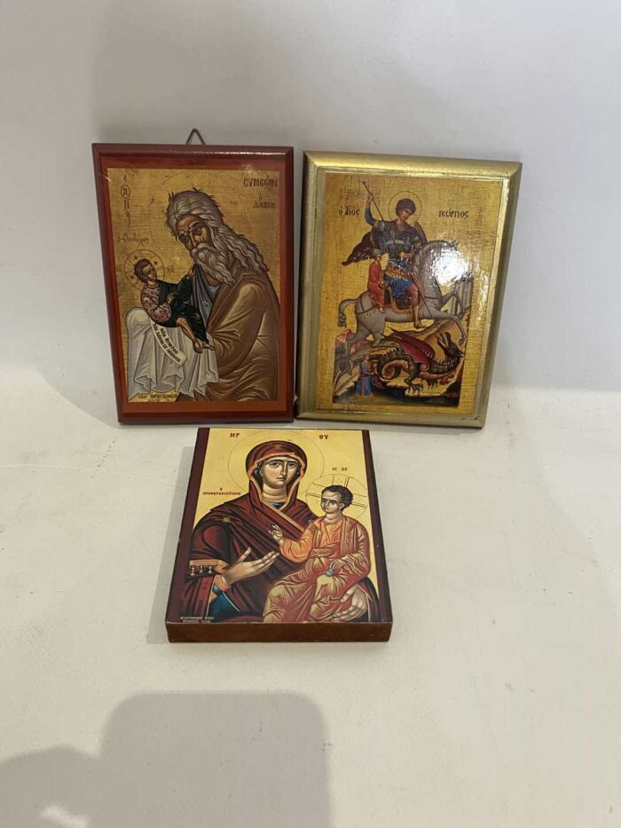Σετ 3 εκκλησιαστικές εικόνες