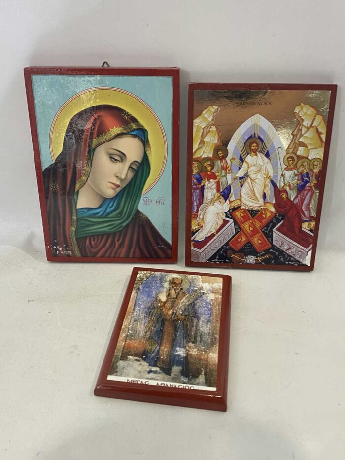 Σετ 3 εκκλησιαστικές εικόνες