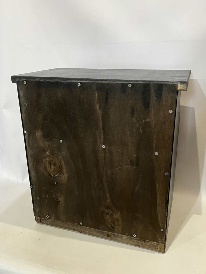 Vintage κομοδίνο βέγκε με 2 συρτάρια 49x46x39 - Image 6