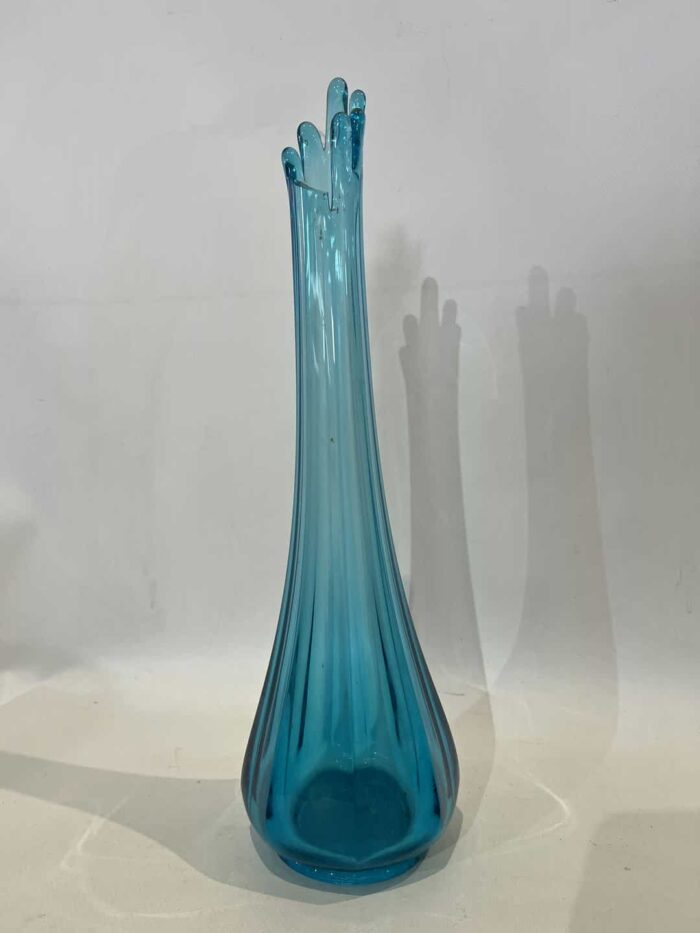 Vintage βάζο Le Smith , σε μπλέ χρώμα 36x9x9